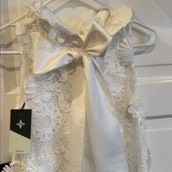 Tuckernuck Floral Lace White Dress - Picture 9 of 10